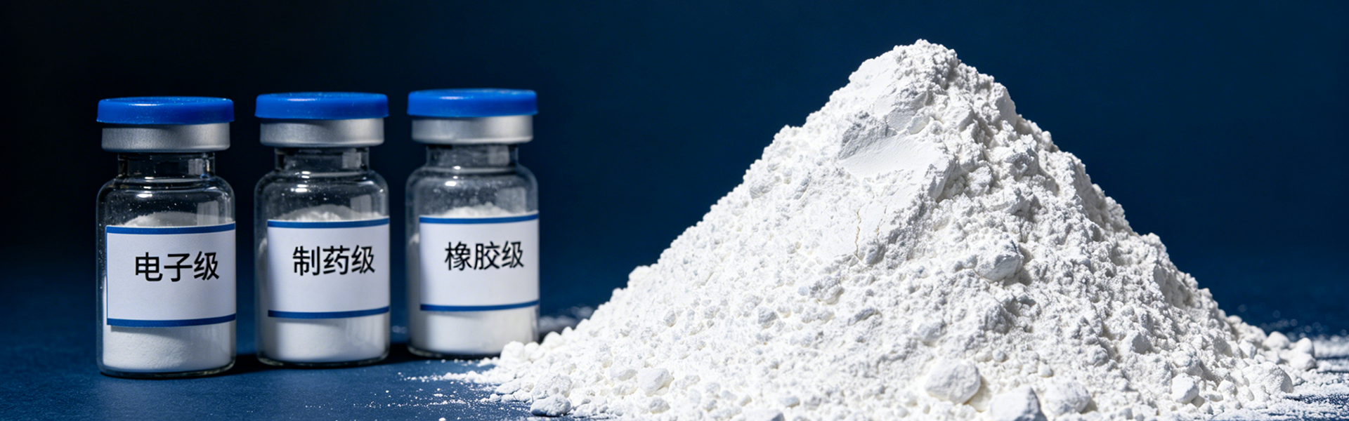 氧化锌(ZnO)— 电子级、药用级、橡胶级及涂料级