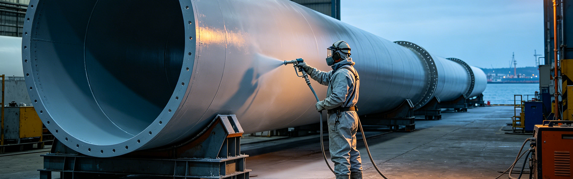 offshore wind turbine tower coating — heavy-duty anti-corrosion topcoat